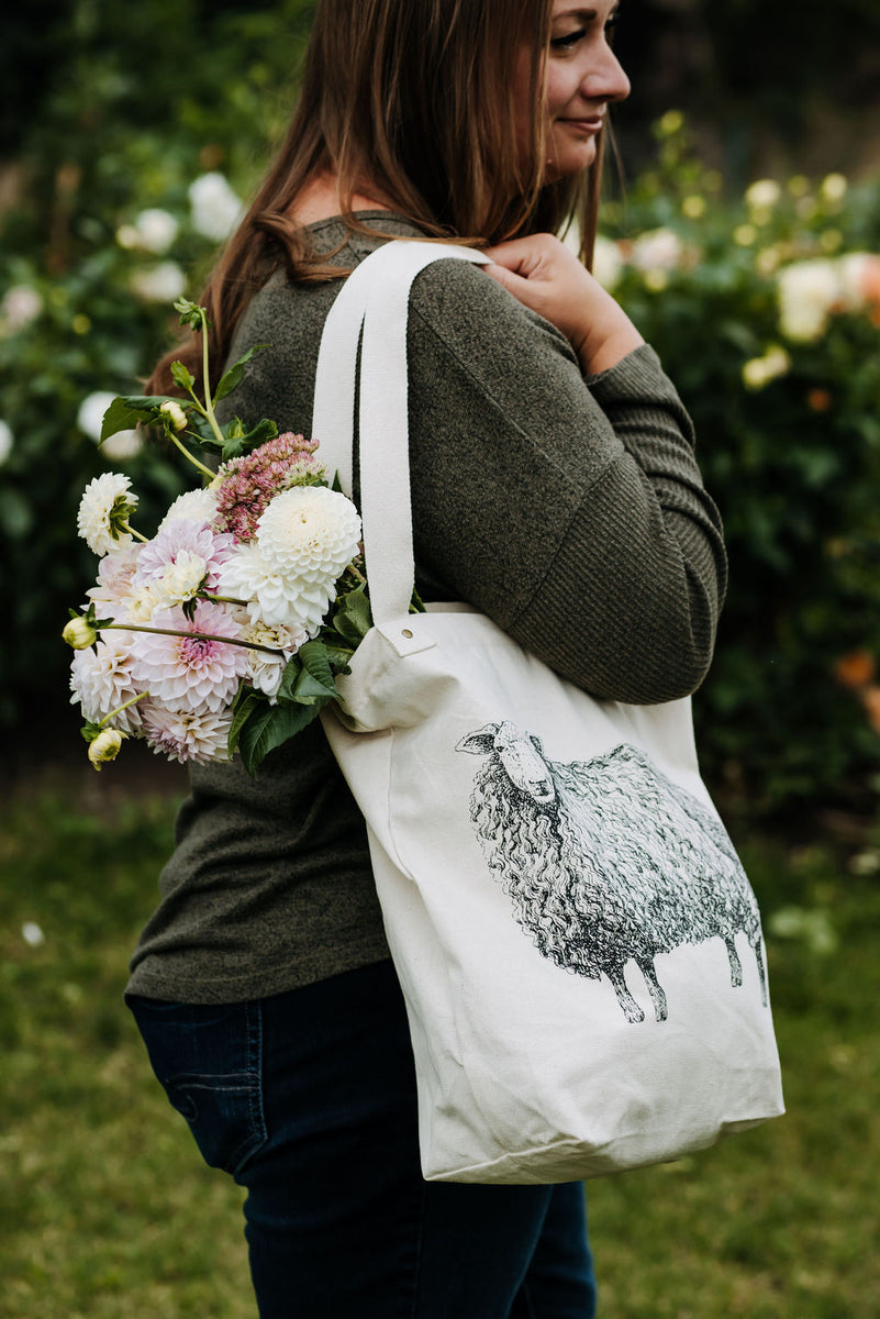 DECI Standard lamb tote bag ovy 【美品】 Sheep